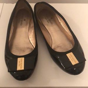 Kate Spade Black Ballet Flats